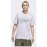 Adidas Sportswear Varsity Tailsweep Graphic T-Shirt Heren Grijs