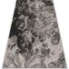 Rugsx - Tapis En Corde Sizal Floorlux 20491 Fleurs Argentin / Noir Beige 60x110 cm