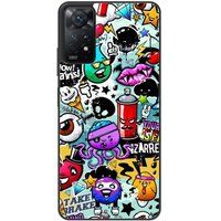 Xiaomi Redmi Note Graffiti 2 Verstevigd hoesje met sublimatie bedrukking
