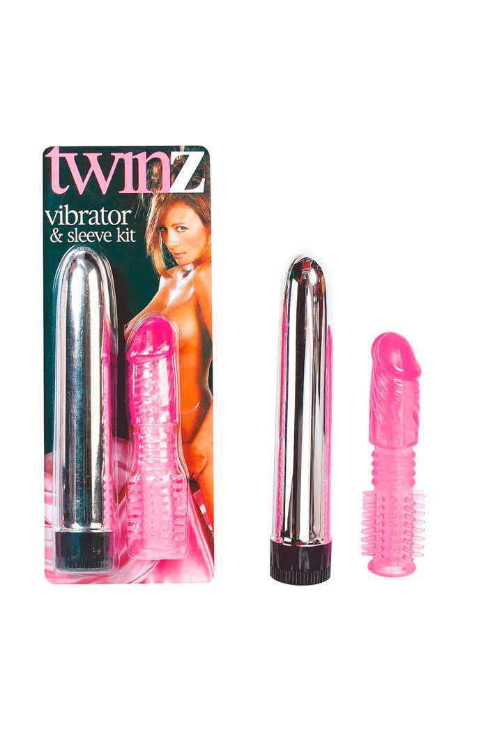 Seven Creations Vibrator + Sleeve Twinz Kit