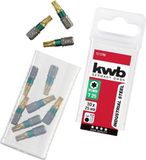 kwb Titanium bits - set de 10 embouts Torx T 25 de 25 mm