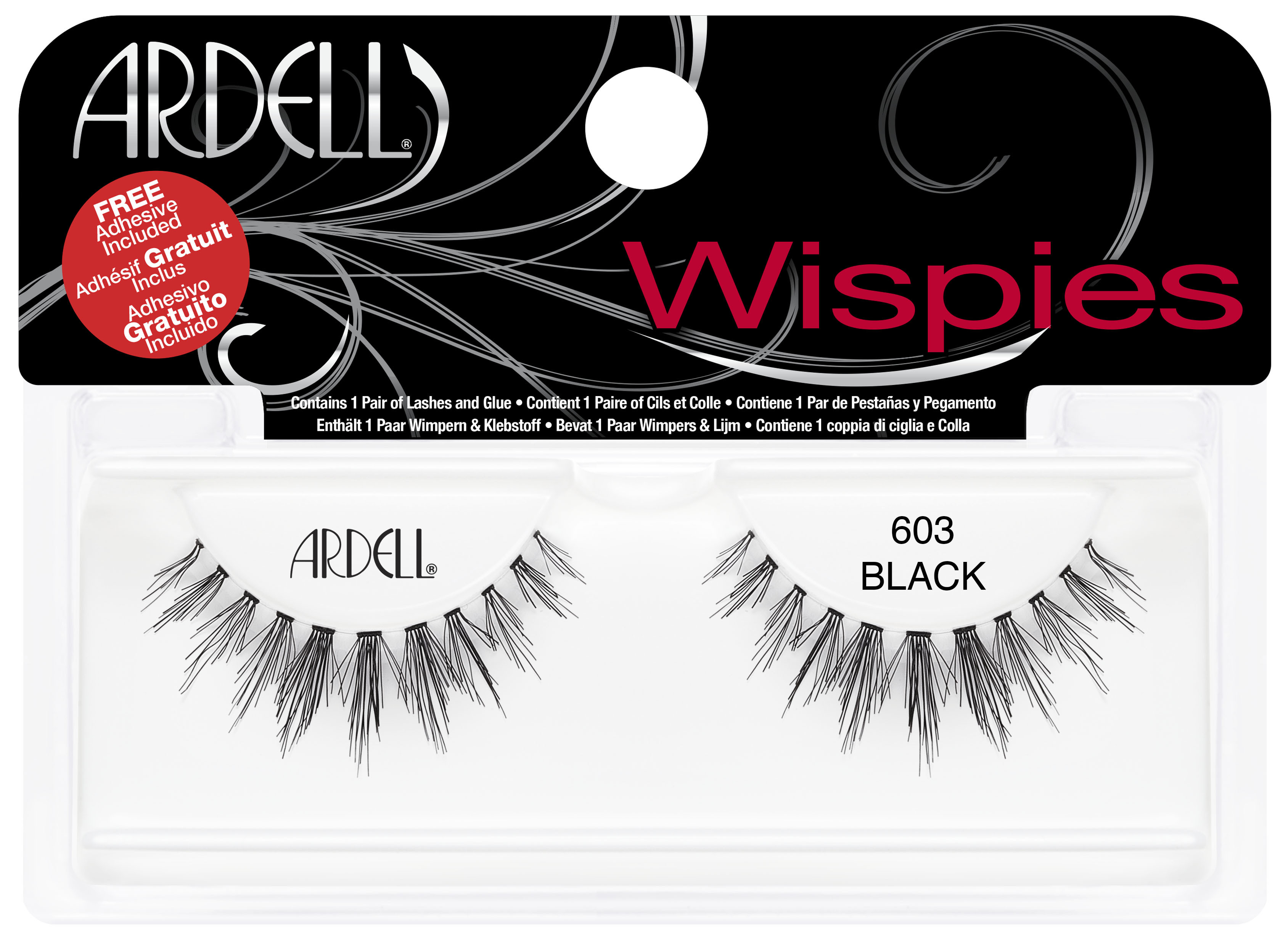 Ardell Wispies Lashes 603 Black Set 2 Pieces