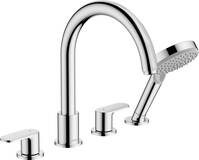 Hansgrohe Vernis Blend afdekset badkraan 211mm 4-gats chroom 71456000