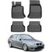 Omac Tapis De Sol En Caoutchouc Compatible Avec Bmw Série 5 E60 E61 2003-2010 Noir Premium