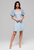 Ombre LARICA Jurk - Rits - Jurk Blauw XL