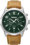 Timberland ILG of Switzerland AG Horloge Newkirk Heren Polshorloge Groen Leer Bruin 46mm 5 ATM