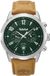 Timberland ILG of Switzerland AG Horloge Newkirk Heren Polshorloge Groen Leer Bruin 46mm 5 ATM