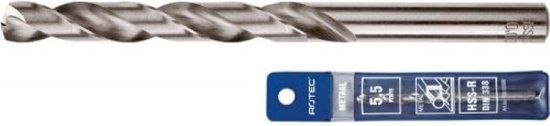 Rotec HSS-G Spiraalboor DIN338 type N Ø3.2mm - 2 stuks