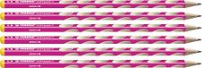STABILO - Ergonomisch grafietpotlood voor linkshandigen - EASYgraph S - HB - 6 Stuks - Roze - Blister