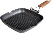 Grillrooster Rayas Ecochef Grillrooster van gegoten aluminium, gestreept, 24 x 24 cm