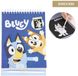 Bluey Jeu de cartes et coloriages bleu