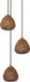 OSRAM Decor Paper Drop Plate decoratieve hanglamp van papier, 367 mm, 3-lamps, met E27 fitting, papier/metaal, IP20, beige