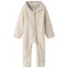 NAME IT BABY teddy jumpsuit met backprint - beige