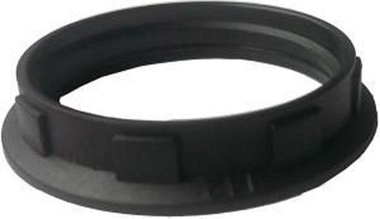 Enzo EDM® Losse Lamphouder Ringen E14 - Zwart (3 stuks)