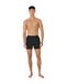 NIKE Nike Swim Breaker Solid Essent 3" Volley Short Black uniseks-volwassene Zwembroek