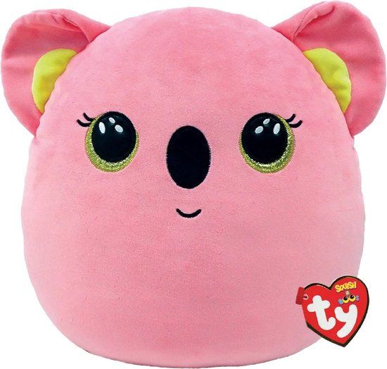 TY Squish a Boo Poppy Koala Knuffelkussen - Roze - 31 cm