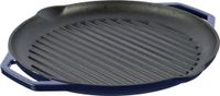 Grand Feu Geëmailleerde Gietijzeren Grillpan Blauw