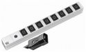 Bachmann 19" Stekkerdoos - 2m - 8 x IEC320 C13 - Zwart/Zilver