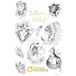 Avenue Mandarine MY MANDARINE TATOO'MANIA - CC070C - 2 vellen tijdelijke tattoos voor kinderen - 22 motieven - Vanaf 5 jaar - WILD