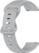 Qubix Solid color sportband - Grijs - Samsung Galaxy Watch 4 Classic - 42mm & 46mm