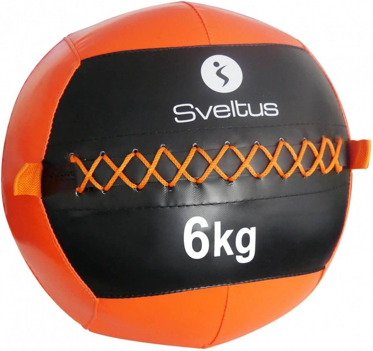 Sveltus Wallball 6 Kg Zwart/oranje