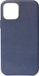 DECODED Leren Back Cover - iPhone 12 Mini - Donker Blauw