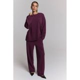 Alix the Label barrel joggingbroek - aubergine