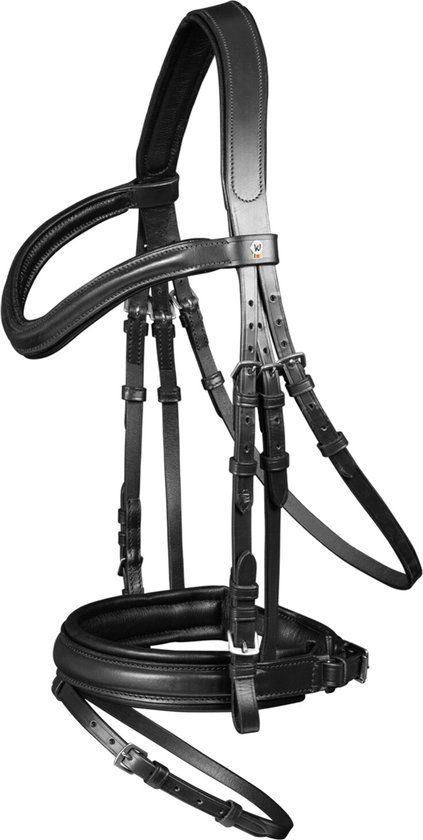 Waldhausen X-Line Standaardhoofdstel Stockholm Full Zwart