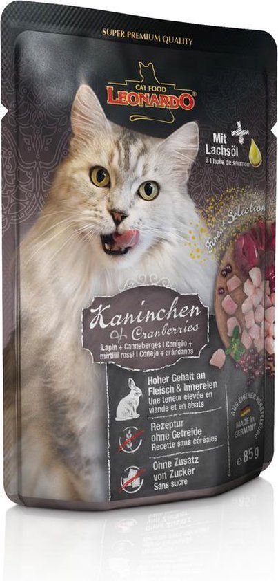 Leonardo Konijn & Cranberry Menu 16 x 85 g