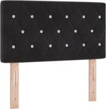 vidaXL Hoofdbord Noir 80 cm Velours