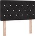 vidaXL Hoofdbord Noir 80 cm Velours