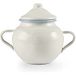 Ibili 921405 suikerpot met deksel, verzonken, staal, wit, 14 x 10 x 11 cm