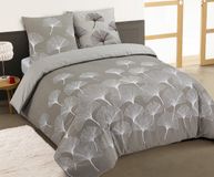VISION home VISION Ginko Flanel Dekbedovertrekset 200x200 cm Beige