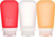 Human Gear GoToob+ 3-Pack Medium 74ml Clear/Red/Orange