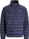 JACK&JONES JJ LOUIS LIGHT PUFFER COLLAR Herren Übergangsjacke Navy Blazer M