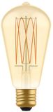 Creative Cables 2700k Golden Carbon Line Long Filament Edison 7w Led-lamp Or