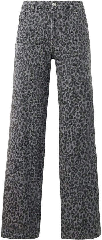 Only Cobain Mie Reg Wide Animal Broek Dames - Maat 29/34