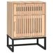 VidaXL Nachtkastje 40x30x55,5 cm bewerkt hout en ijzer
