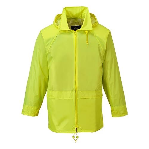 Portwest US440 Klassieke Regenjas Met Capuchon Getapete Naden Waterdicht