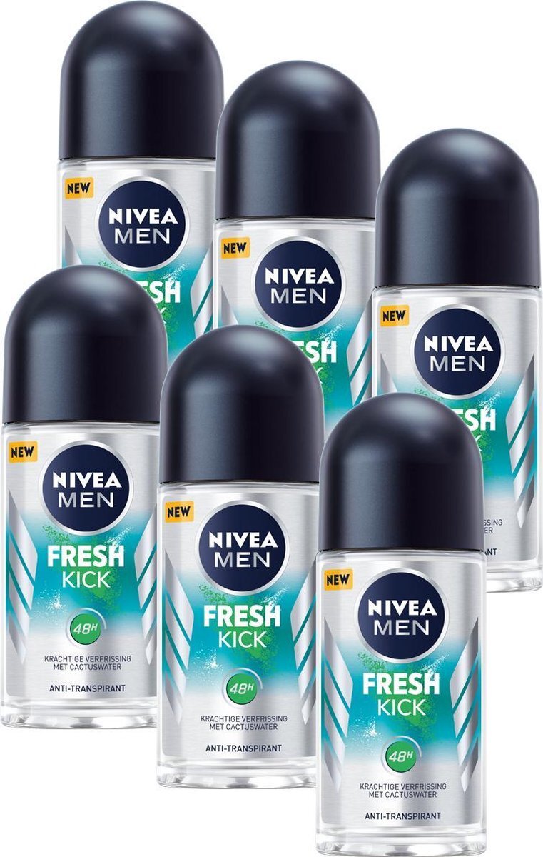 Nivea MEN Fresh Kick Anti-Transpirant Roller - 50 ML