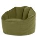 icon Zitzak Sirena - Pouf en velours - Charbon
