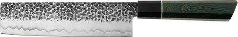 Eden keukenmessen Eden Elements Nakiri 2001-116, 18 cm, Aziatisch Groentemes van Roestvaststaal met Gekleurde Handgreep