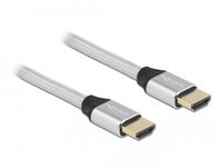 Delock 85365 HDMI kabel 0,5 m HDMI Type A (Standaard) Zilver