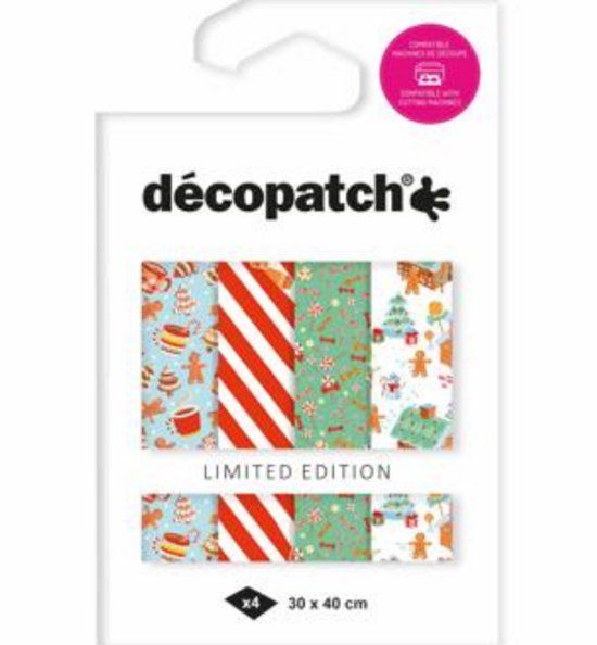 Decopatch Texture Decopatch Papier Kerst in de keuken Limited Edition