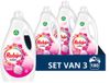 Robijn Color Pink Sensation Lessentiel liquide - 3 x 60 Lavages - Lot économique - 180 Lavages
