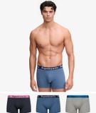 Superdry & Co Boxershorts blauw / grijs / pitaja roze / zwart