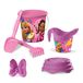 Mondo 28714 Disney Alice Bucket, zeeset Renew Toys met emmer, schep, hark, zeef, vorm, gieter inclusief, meerkleurig, 17 cm