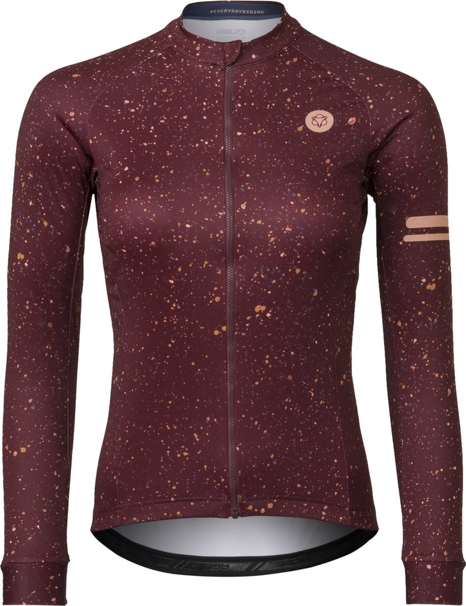 AGU Splatter Fietsshirt Lange Mouwen Trend Dames - Modica - XL