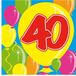 Folat Servetten 40 jaar Ballonnen 20 stuks