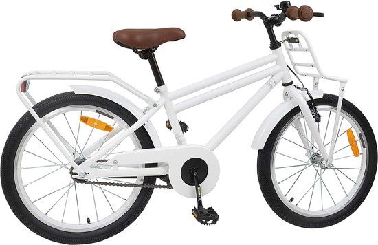 vidaXL Kinderfiets 18 Inch Wit